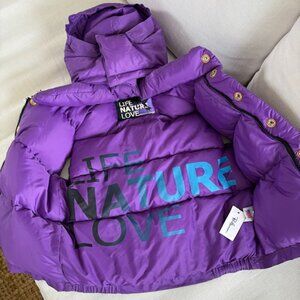 FREECITY puffer vest NEW WITH TAGS purple XXS